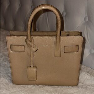Leather YSL Sac de Jour Nano